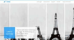 Desktop Screenshot of linetz.de